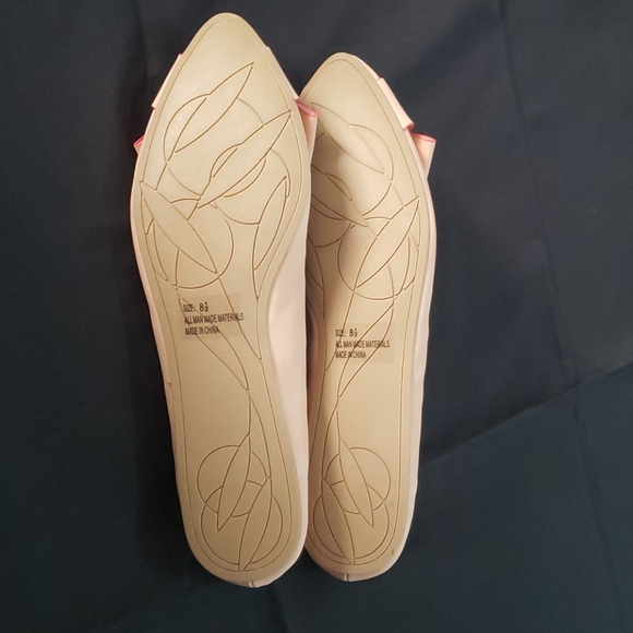 Qupid Blush Pink Flats - Picture 2 of 4